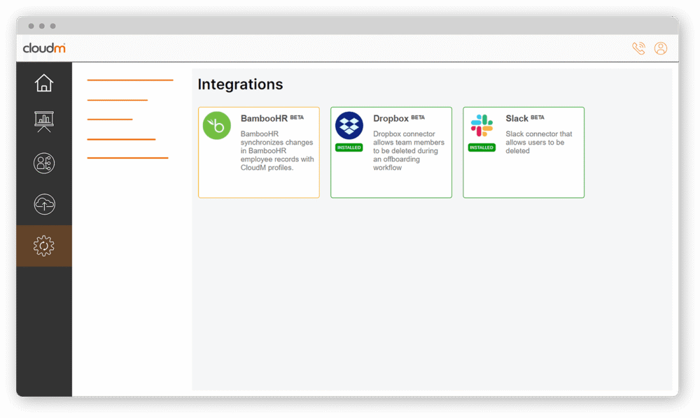 CloudM Automate - Integrations