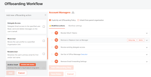 Automated Offboarding Workflows